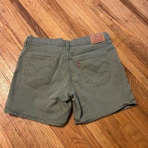 Levi’s Womens Jean Shorts Green